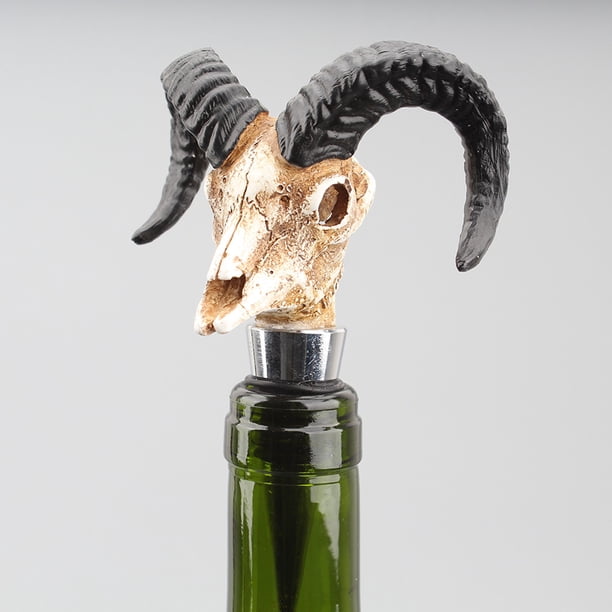 Tapón de botella de vino tinto con diseño de calavera de animaltapón sellador de tapa de botella reutilizable (búfalo) Ndcxsfigh Nuevos Originales