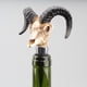 thumbnail image 1 of Tapón de botella de vino tinto con diseño de calavera de animaltapón sellador de tapa de botella reutilizable (búfalo) Ndcxsfigh Nuevos Originales, 1 of 6