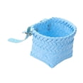 thumbnail image 4 of Vsenkes Kids Bike Basket Bike Accessories Compact Decoration Handmade Storage Basket Blue, 4 of 9
