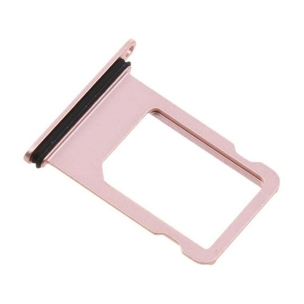 Bandeja con soporte para tarjeta y teléfono móvil, color oro rosa, para 7