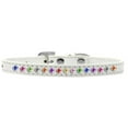 thumbnail image 5 of Dog, Puppy  Pet Fashion Collar, "One Row Confetti Crystal Rimsets", 5 of 6