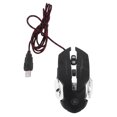 thumbnail image 1 of EXHUMKY 1Pcs Black ABS Ergonomic Gaming Mouse Rgb Backlit Dpi Switching For Gamers And Office Workers, 1 of 6
