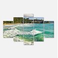 thumbnail image 2 of Exotic Tropical Beach Blue Waters - Oversized Beach Canvas Artwork, 2 of 3