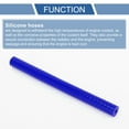 thumbnail image 4 of Unique Bargains 1 Pcs 6mm 0.24" ID 200mm 7.87" Length 0° Blue Car Silicone Hose Universal, 4 of 7