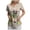 Grey, variant on Easter Scrub Tops Women Short Sleeve V-Neck Cute Bunny and Eggs Printed Scrubs Top Medical Nurse Uniforms with Pockets (Gold, XXL)