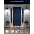 thumbnail image 4 of Motion Sensor Light Bulbs Outdoor 4 Packs 13W(100W Equivalent) Security LED Bulb, Indoor E26, A19, 5000K Daylight Dusk to Dawn Bulb for Garage Front Door Porch Stairs Hallway, 4 of 5
