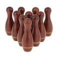 thumbnail image 2 of Almencla 10 Pcs Mini Quilles pour Table de Shuffle Jouet de Quilles pour Enfants, 2 of 8