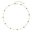 thumbnail image 1 of Collar JURYLOO CK-Negro-dorado-con cuentas Collar Gargantilla Hecha a Mano con Cuentas, 1 of 7