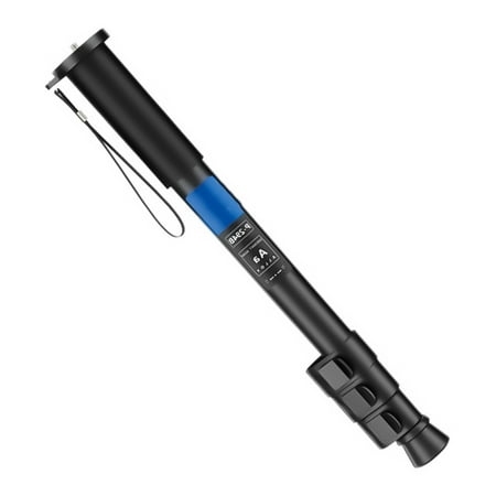 Camera Monopod Support 5kg Load Capacity with 1/4 to 3/8 Screw Adapters Aluminum