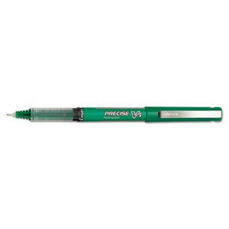 Pilot Precise Roller Ball Pen, Green Ink, 0.5mm Extra Fine, 12 Pens , Each