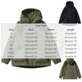 thumbnail image 2 of Windbreaker Jackets for Men Oversized Cargo Multi Pocket Hooded Outdoor Windbreaker Light Water Resistant Street Camping Jacket White M, 2 of 5