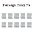 thumbnail image 4 of Bgsha Solar Panel End Clamp , Aluminum Z Brackets for Solar Panels Solar Mounting Brackets Kit for Solar Panel Pv Mounting System Install Accessories 10pcs(Silver), 4 of 10