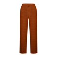 thumbnail image 6 of Women Ribbed Knit Lounge Pants Elastic High Waist Loose Wide Leg Drawstring Pant Fall Comfy Solid Trendy Trousers, 6 of 7
