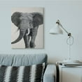 thumbnail image 2 of Stupell Industries Elephant Marching Animal Painting Canvas Wall Art by Ziwei Li, 30" x 40", 2 of 5