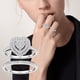 thumbnail image 2 of Anillo hueco de moda en forma de talla Anillos de anillo completo, 2 of 2