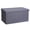 30Inch Grey, variant on 30 Inch Folding Storage Ottoman Bench, Black Tufted Fabric/Leather Foot Rest with Large Storage Space, Collapsible Entryway Shoe Bench, Toy Chest, Bedroom Living Room Organizer