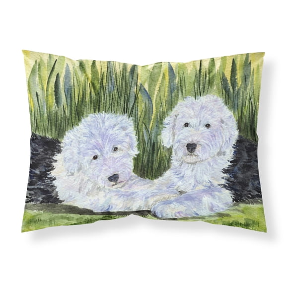 Carolines Treasures SS8282PILLOWCASE Old English Sheepdog Fabric Standard Pillowcase Standard multicolor