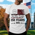 thumbnail image 2 of 1776 2026 Shirt Independence Day T Shirt Men's Short Sleeve Cotton Jersey T-Shirt White,L, 2 of 6
