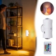thumbnail image 1 of BotaniNest Smart Motion Sensor RGB Light Smart LED Motion Sensor Ambient Light RGB Changing Up Down Indoor LED Wall Sconces Wall Lights For Bedroom Living Room, 1 of 7