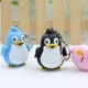 thumbnail image 3 of Paquete de 2 llaveros de pingüino con iluminación LED y sonido, llavero de juguete para niños (negro), 3 of 5