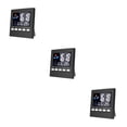 thumbnail image 1 of Advancent LCD Desktop Alarm Clock Electronic Digital Operated Calendar Home Battery Humidity Display Temperature Weather Type1 NO1 Advancent CBP061539, 1 of 6