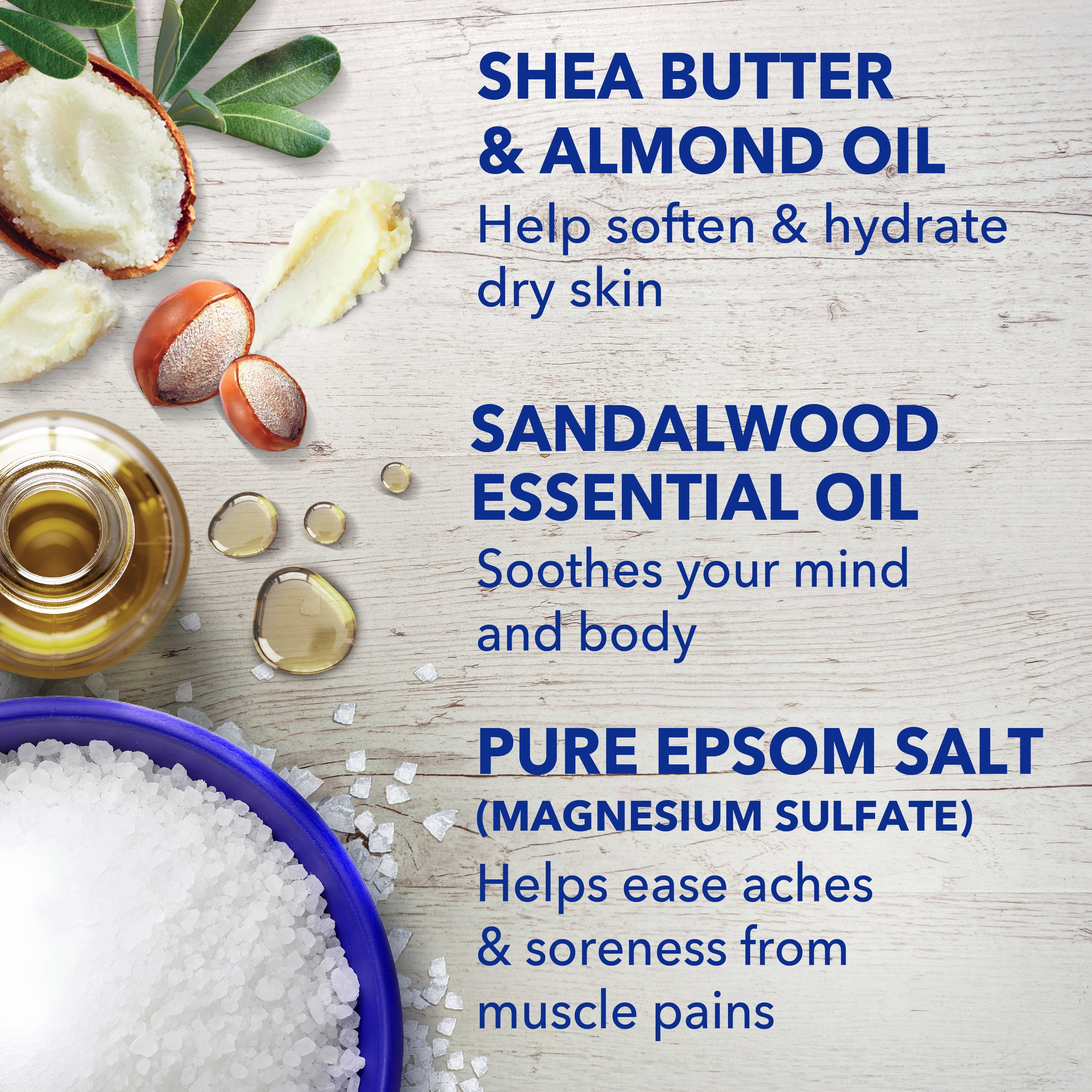 (4 pack) Dr Teal's Epsom Salt Magnesium Soak, with Shea Butter & Almond Oil, 7 lbs