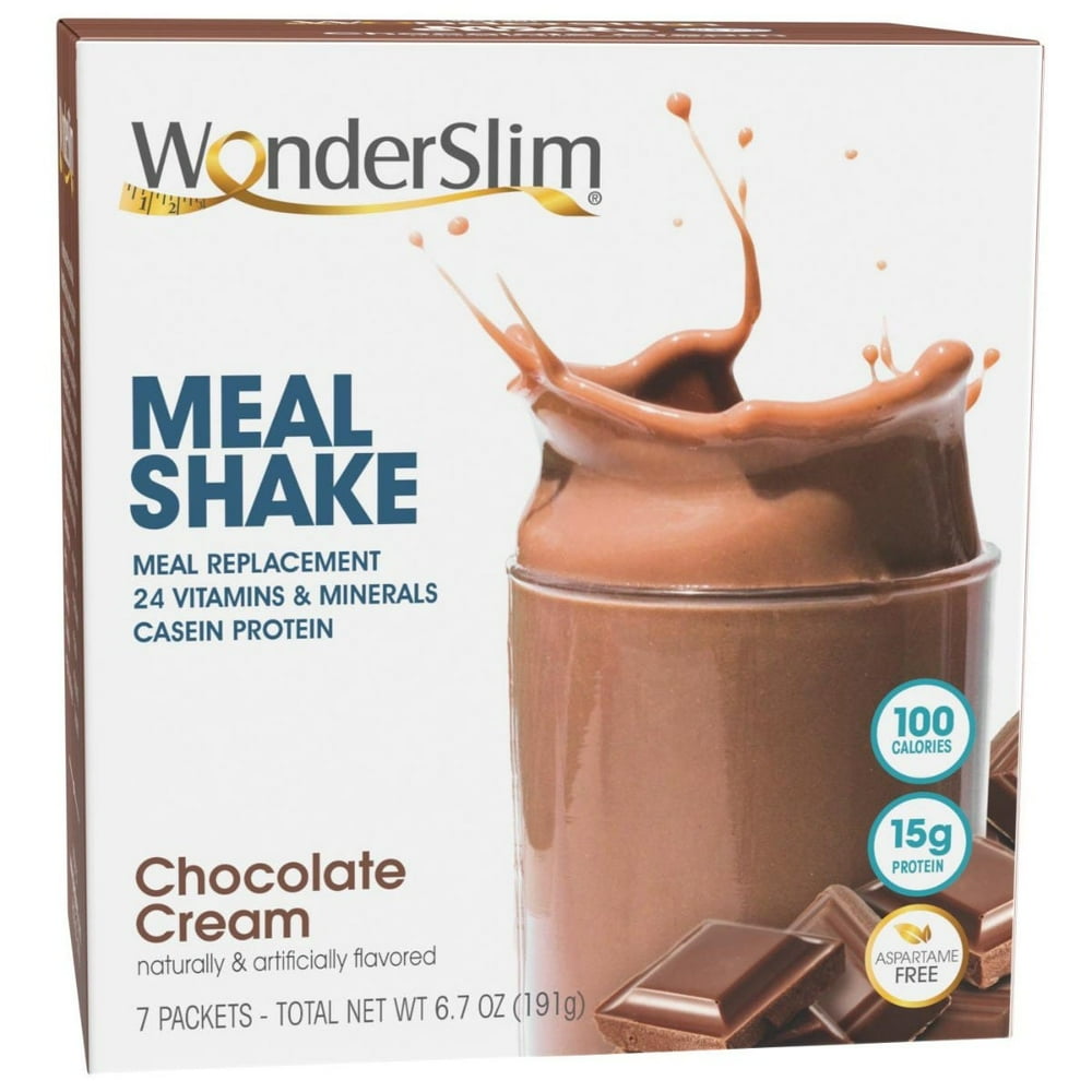 WonderSlim High Protein Meal Replacement Shakes 15g Casein Protein
