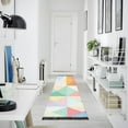 thumbnail image 4 of Yayeee Runner Rug for Bedroom 2'x6' Machine Washable Hallway Non Slip Mat, Abstract Geometric, 4 of 8