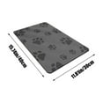 thumbnail image 3 of Wuztai Non-Slip Absorbent Pet Feeding Mat Diatom Mud Mat, Easy Clean Silicone Mat for Cats Dogs Pets Food Water Bowls, Pet Placemat Feeding Tray for Indoor Use, 3 of 6