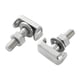 thumbnail image 1 of 2 tornillos de terminal de batería M6 x 22 mm para coche, abrazadera de terminal de perno en T de batería., 1 of 9