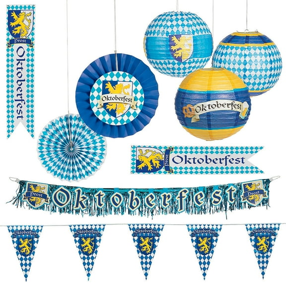 Oktoberfest Decorating Kit, Party Decor, Oktoberfest, 22 Pieces