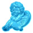 thumbnail image 1 of DIY Angel Baby Wall Decorations Silicone Mold Angel Winged Kid Desktop Decorative Ornament Resin Casting Mold DIY Craft Clear, 1 of 4