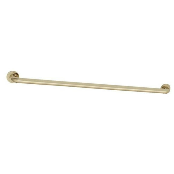 36 x 1.25 in. O.D Meridian Grab Bar, Polished Brass