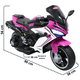 thumbnail image 5 of Moto Montable Eléctrica Deportiva 2 Ruedas para Niños Luz Bluetooth Dos Baterias 6V con Cargador Soporta Hasta 30kg - Rosa, 5 of 8