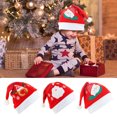 thumbnail image 1 of Sombrero de Navidad de Snowman Rhinestone - Sombrero de terciopelo para fiesta para decoraciones navideñas, accesorio festivo para adultos y niños, 1 of 3