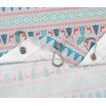 thumbnail image 6 of S4Sassy Gray Snowflake & Tree Christmas Waterproof Bathroom Shower Curtain With Roller Rings Hook-60 x 75 Inch, 6 of 6