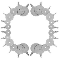 Moluckfu 24pcs Circular Metal Training Targets for Various Shooting Environments