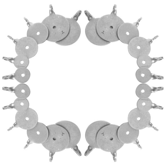 Moluckfu 24pcs Circular Metal Training Targets for Various Shooting Environments