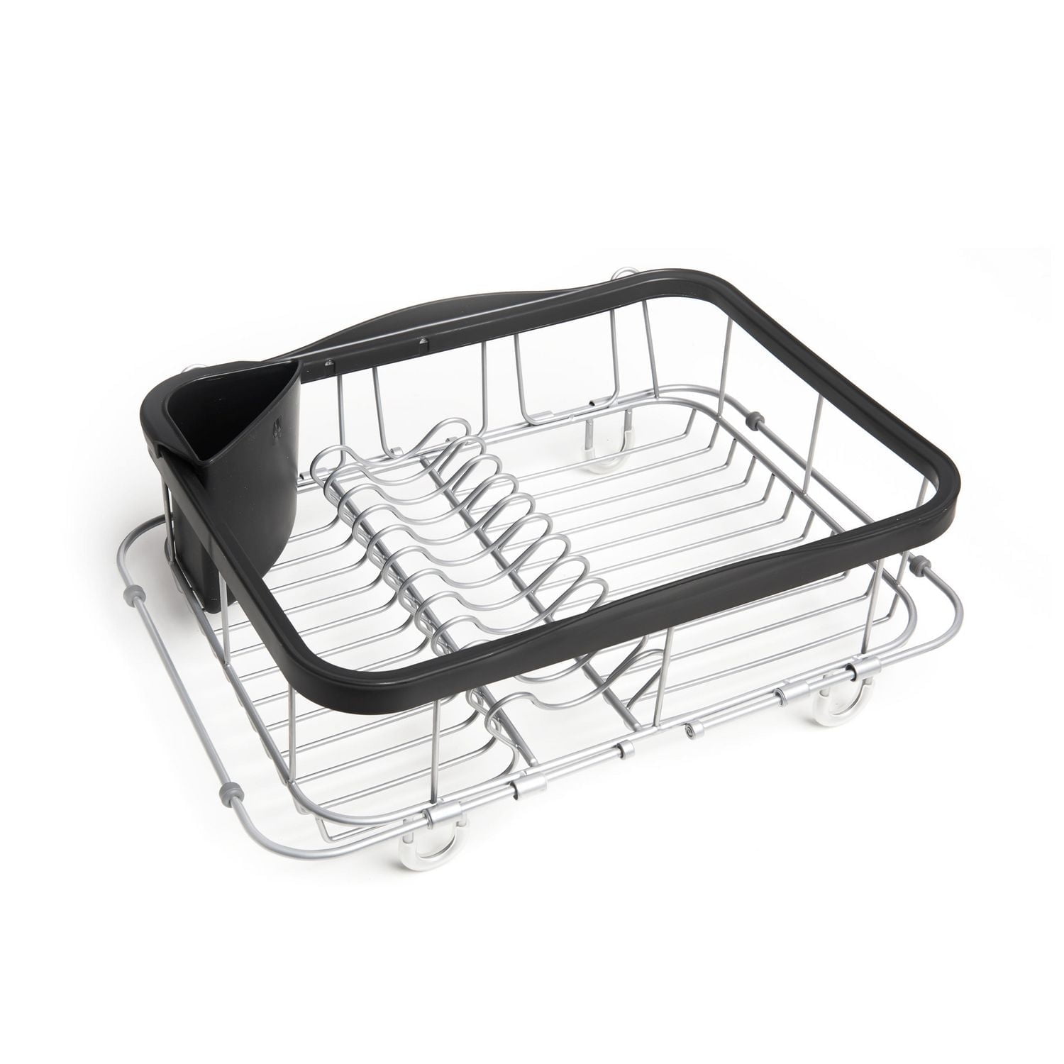 Umbra Sinkin Dish Drying Rack,Black/Nickel