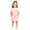 Pink, variant on SUXIAN Toddler Dress Loose Fit Casual Long Sleeve Suspenders Everyday Playful Girls Summer Dress Orange 4-5 Years