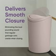 thumbnail image 4 of Superio Small Modern Trash Can with Lid 6 Liter taupe,, 4 of 9