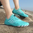 thumbnail image 2 of Adult Water Barefoot Shoes Quick-drying Hiking Upstream Sneakers (Blue 36), 2 of 7