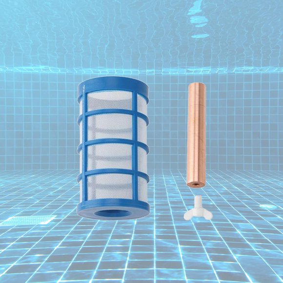 Piezas de repuesto para clarificador de piscina de ánodo de cobre Solar para de piscina Solar Kill Algae SPA limpiador de piscina , con de tornillo con filtro de tornillo