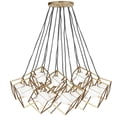 thumbnail image 4 of Dainolite Metal Modern 1 Light Thompson Gold Pendant, 4 of 4