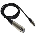 thumbnail image 3 of HQRP 4-Pin Mini Connector (TA4F) to XLR(F) Connector Microphone Adapter Cable for Shure WA310 Replacement plus HQRP Coaster, 3 of 4