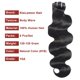 thumbnail image 4 of Kislemon Extensiones De Cabello Humano Con Clip, Ondulado, 100 % Cabello Humano Sin Procesar, Barato, 8 Piezas/Lote, 4.29 Oz Con 18 Clips (24 Pulgadas), 4 of 5