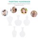 thumbnail image 4 of GOOHOCHY 3 BGAS CREATIVE NIÑOS Coloreado Dibujo Papel Papel Stencils Pintura Jarrón, 4 of 8