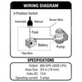 thumbnail image 4 of Shoreline Marine Pompe de Cale 800 GPH avec Interrupteur Automatique, 4 of 4