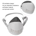 thumbnail image 4 of Respirator Excellent Permeability Exquisite Look Dust Respirators Rubber  for Coal Dusts for Non Toxic Dusts, 4 of 8