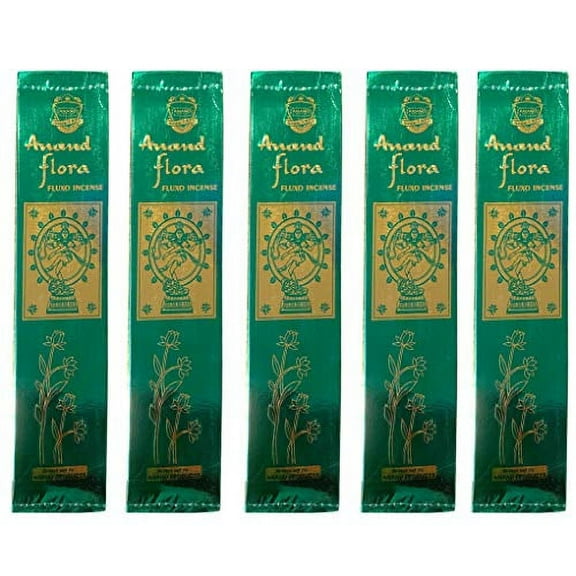 Anand Flora Fluxo Incense - 5 Packs, 25 Grams per Pack